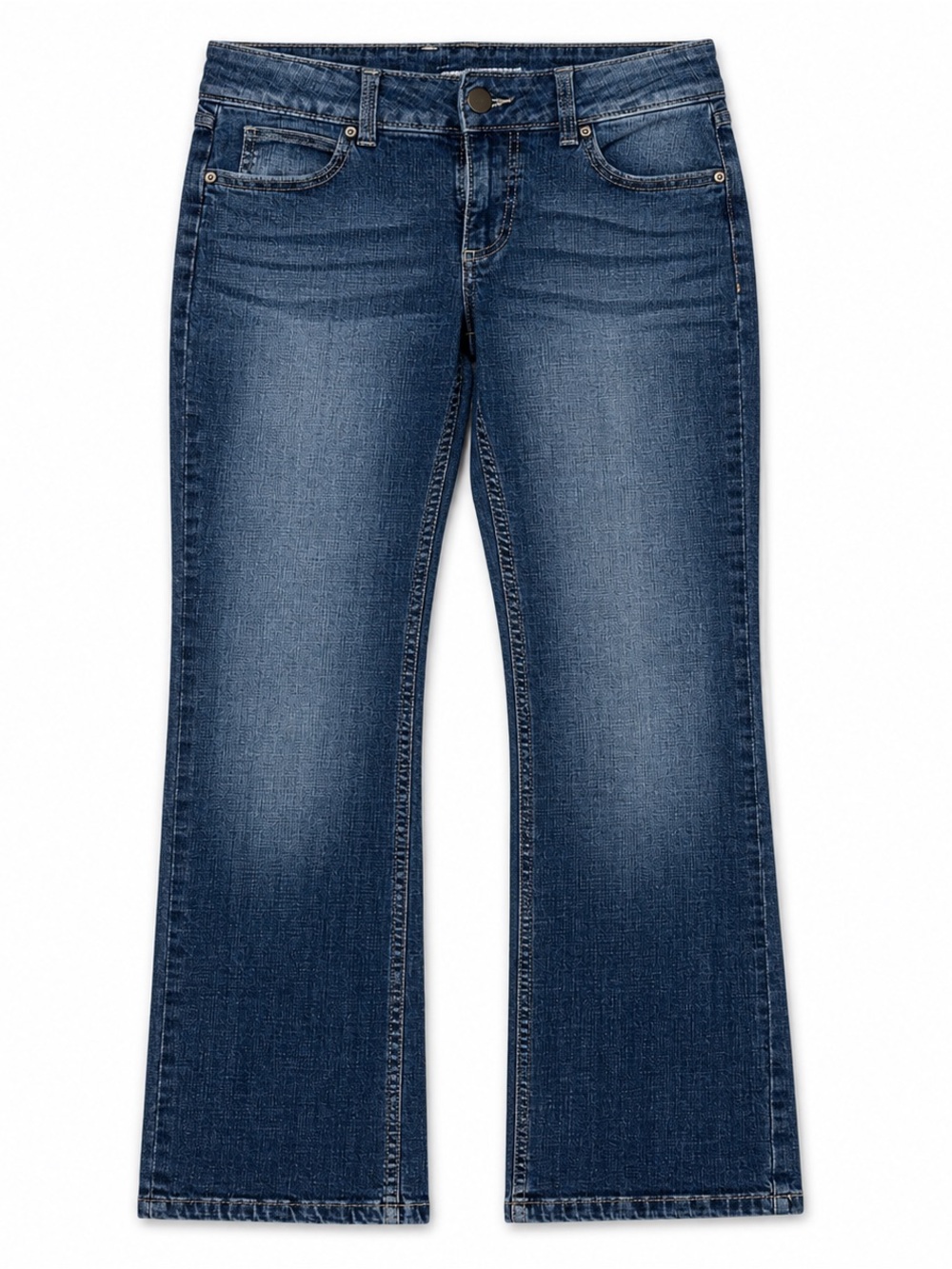 Wrangler Women’s Boot Cut Jeans Size 5/30 Dark Wash Low Rise Western Denim